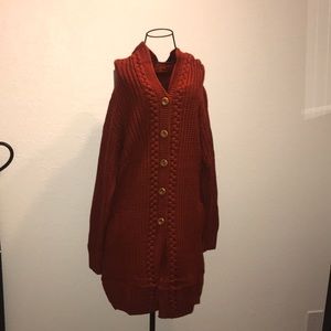Long knitted cardigan! Warm and cozy! NWT
